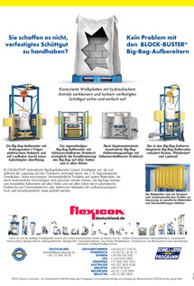 Flexicon Big-Bag Aufbereiter Anzeige