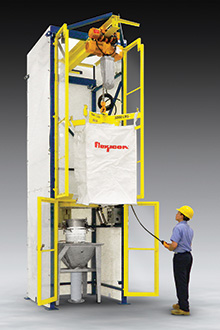 Eingehauster Big-Bag-Entleerer