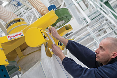Big-Bag-Befülleinheit verdreifacht die Kapazität bei niederländischem Minerallieferanten