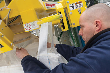Big-Bag-Befülleinheit verdreifacht die Kapazität bei niederländischem Minerallieferanten