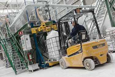 Big-Bag-Befülleinheit verdreifacht die Kapazität bei niederländischem Minerallieferanten