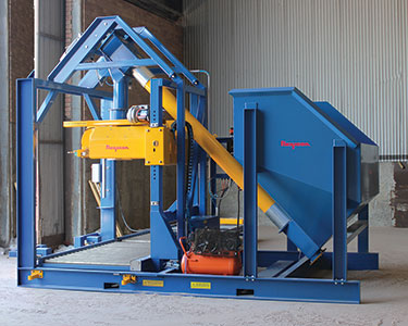 Australischer Logistik-Marktführer füllt bis zu 10 Big-Bags pro Stunde mit Abrasiven-Mineralien