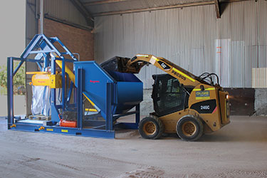 Australischer Logistik-Marktführer füllt bis zu 10 Big-Bags pro Stunde mit Abrasiven-Mineralien