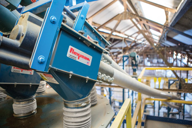 Big-Bag-Chargendosiersteuerung kompensiert Schwankungen von Terrakotta-Inhaltsstoffen