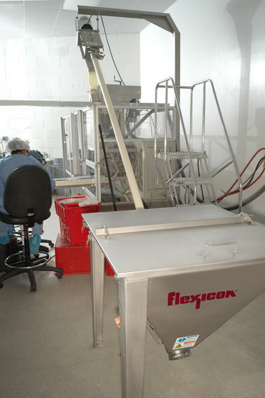 Automatisierte Förderer Beschicken Verpackungsmaschine mit Pharma-Pulver