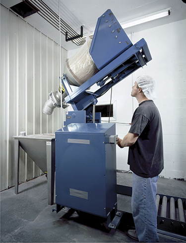 TIP-TITE®-Fasskipper macht den Arbeitern bei Bosma Industries for the Blind das Atmen leichter