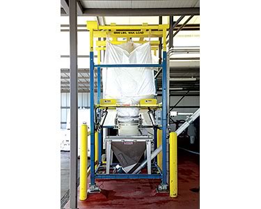 Weingut LangeTwins reduziert Arbeitsaufwand und Staub der Kieselgur-Filtration mit einem Flexicon Big-Bag-Chargenentleerer