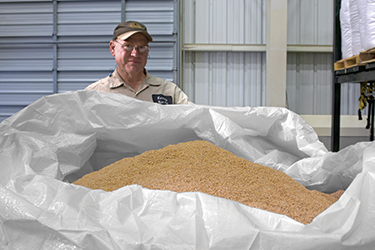 Abfüllanlage für Big-Bags beschleunigt die Verpackung in der Reismühle Kennedy