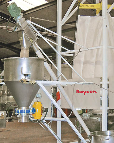 Schüttgutfördersystem steigert die Produktivität eines Herstellers von Lebensmittelmischungen