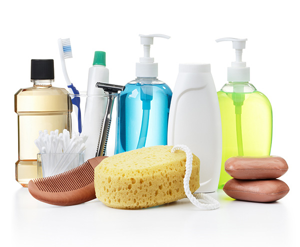 Seifen, Reinigungsmittel und Hygieneartikel